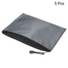 Unique Bargains Waterproof Cloth Zipper Home Office Travel File Bags 5 Pcs - 3 of 4