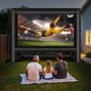 VEVOR 20FT Inflatable Movie Screen, Inflatable Projector Screen with Portable Storage Bag, 16:9 Easy Set Up Movie Projection, Black - 2 of 4