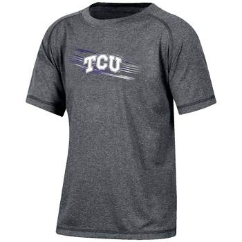 NCAA TCU Horned Frogs Boys' Gray Poly T-Shirt