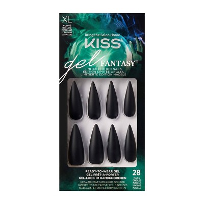Kiss Gel Fantasy Limited Edition Halloween Fake Nails - Lovesick Girls - 28ct