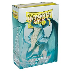 DRAGON SHIELD 2 Packs Dragon Shield Matte Mini Japanese Turquoise 60 ct Card Sleeves Value Bundle! - 1 of 2