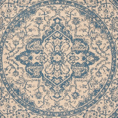 cream/blue