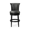 Maven Lane Pullman Swivel Bar Stool with Faux Leather 31" - 2 of 4