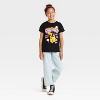 Girls' Pokemon Pikachu Short Sleeve Oversized Graphic T-Shirt - Black - 4 of 4