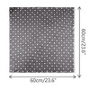 INSPIRE CHIC Women's Polka Dots Chiffon Small Square 1950s Retro Lightweight Soft Sheer Ruffle Scarves 1Pc - 3 of 4