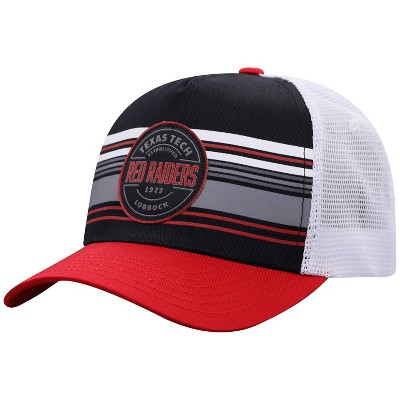 NCAA Texas Tech Red Raiders Men's Vista Black with Hard Mesh Snapback Hat