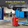 20 Gallon Oil Drain Vacuum and Extractor, Pneumatic Oil Drainer, Air Operated Drainer for Oil Change - 2 of 4