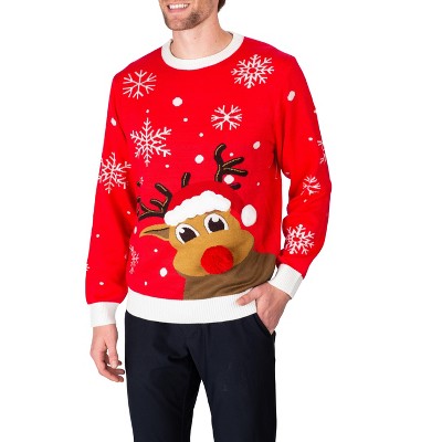 Sleephero Men's Ugly Christmas Sweater Soft Holiday Party Men’s Knit ...