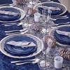 Silver Spoons Elegant Twist Napkin Rings Set of 6, Glitz Design Napkin Holders for Table Setting - 4 of 4