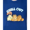 Nickelodeon Mens' Garfield Odie Comic Strip Chill Out Sleep Pajama Set Multicolored - 2 of 4