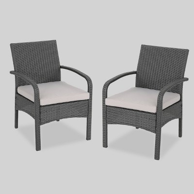 Cordoba 2pk Wicker Club Chairs - Christopher Knight Home