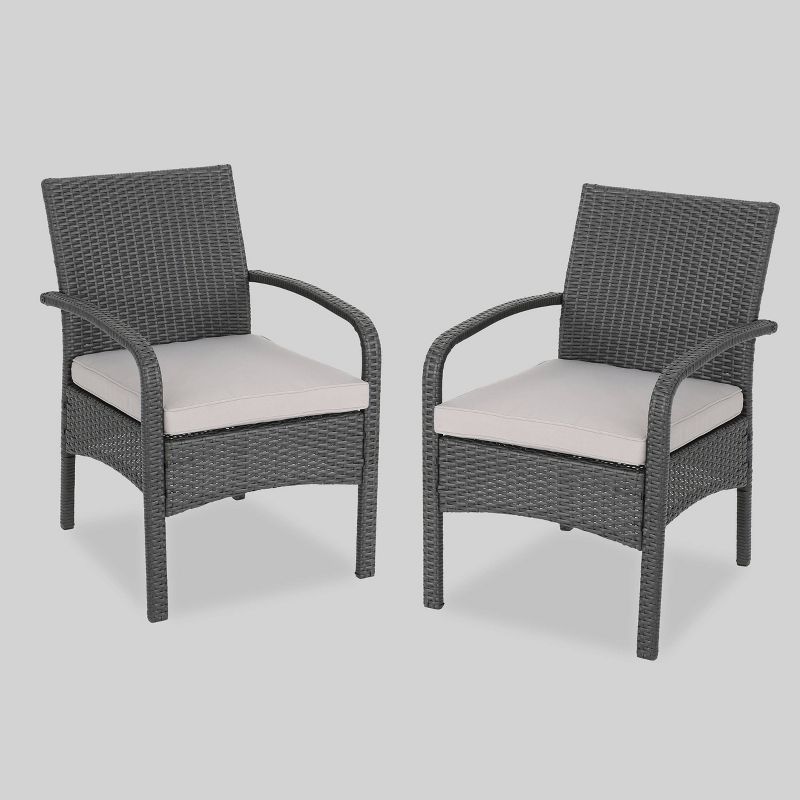 Cordoba 2pk Wicker Club Chairs - Christopher Knight Home, 1 of 7