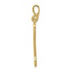 Black Bow Jewelry 14k Yellow Gold Wrench Pendant - 2 of 4