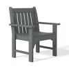WestinTrends Outdoor Patio HDPE Adirondack Dining Arm Chair - 4 of 4