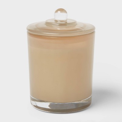 2 Wick Wooden Wick Lidded Vanilla Pumpkin Jar Candle 13oz - Threshold™