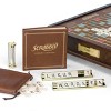 WS Game Company Scrabble Luxury Edition Board Game with Rotating Wooden Game Board - 4 of 4