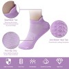 SEVOBAL 6 Pairs Pilates Stockings Toes Home Pilates Socks for Women Non Slip Grippers Yoga Crew Socks Barre, Multicolored, 7.41"*0.39"*0.39" - 3 of 4