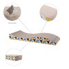 THE LICKER STORE Eero Modern Cardboard Foldable Lounge Cat Scratcher with Catnip - 3 of 4