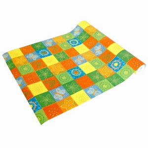 Slickblue Colorful Squares Self-Adhesive Peel and Stick Wallpaper Roll, Removable Vinyl for Home Decor, 17.7" x 394" - 1 of 3
