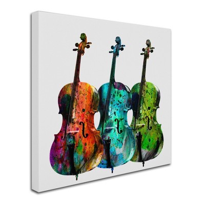 Mark Ashkenazi 'Cello' Canvas Art