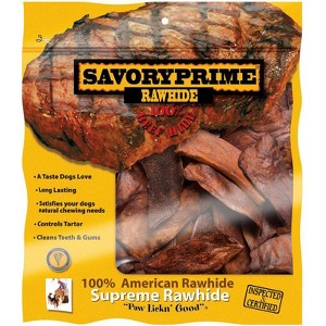 Savory Prime All Size Dogs All Ages Rawhide Chips Beef 6 in L 1 pk - 1 of 1