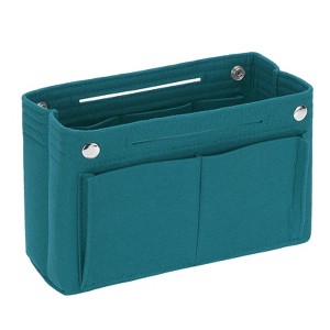Unique Bargains Felt Multiple Compartments Insert Handbag Organizer 6.7" x 3.9" x 5.9" - 1 of 4