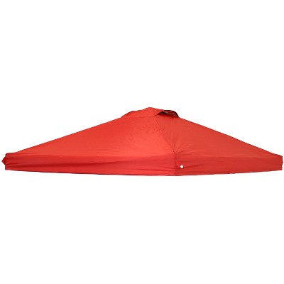 Sunnydaze Premium Pop-Up Canopy Shade with Vent - 12' x 12' - Red