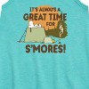 - Peanuts - It's Always A Great Time for Smores Graphic Sleeveless Aline Dress - 2 of 4