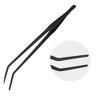 Unique Bargains Aquarium Tweezers Stainless Steel Tweezers for Plants Pets Black 1Pcs - 3 of 4
