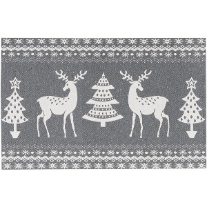 Nourison Christmas 2' x 3' Holiday Non-Skid Indoor Rug - 1 of 4