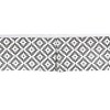 Bacati - White/Gray Diamond Crib/Toddler Bed Skirt - 3 of 3