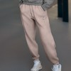 Dalix Heartly Ghost Embroidery Washed Midweight Jogger Fleece Sweatpants Soft Lounge Pant Drawstring Waistband Pockets Womens - 3 of 4