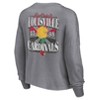 NCAA Louisville Cardinals Women's Gray Long Sleeve T-Shirt - 3 of 3
