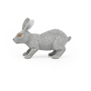 Collectible Wildlife Gifts | Rabbit, Hare, Leporidae, Bunny,  Plastic Animal Figure, Model, Animal,  Gift, Toy,  2" CWG111 B237 - 1 of 4