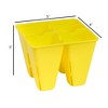 SUNPACK Plastic Seed Starting 4-Cell Square Plug Insert, 5" - 2 of 2