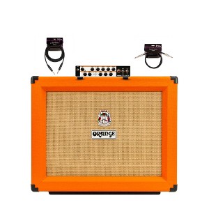 Orange Tour Baby 100 Portable 2 Channel Guitar White Amplifier Head Bundle - 1 of 4