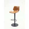 Chintaly Imports,Vintage-Style Pneumatic Adjustable Height Swivel Stool - 4 of 4
