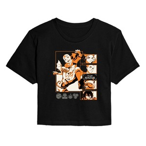 Women's - Avatar: The Last Airbender - Team Avatar Cropped Graphic T-Shirt - 1 of 4