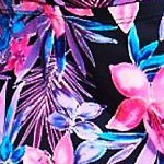 navy tropical floral