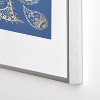 Cynthia Haller Classic blue and gold paisley Metal Framed Art Print - Deny Designs - 4 of 4