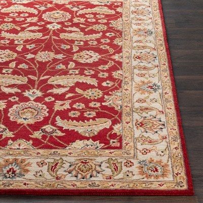 Cochrane 8' x 11' Handmade Dark Red Wool Area Rug
