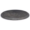 vidaXL Table Top Black Ø15.7"x1" Marble - 2 of 4