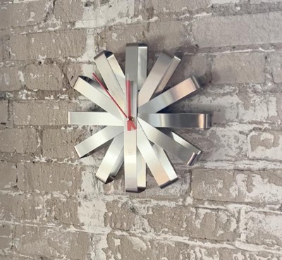 Umbra Metal Wall Clock & Reviews