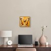 Art Remedy Golden Ochre Butterfly II Elegant Butterfly Wall Art Framed - 2 of 4