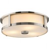 Progress Lighting Gilliam 3 - Light Flush Mount in  Brushed Nickel - 3 of 3