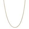 Black Bow Jewelry 1.65mm 10k Yellow Gold Solid Spiga Chain Necklace - 3 of 4