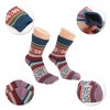 Unique Bargains Women's Thermal Winter Warm Socks Assorted Color 5 Pair - 3 of 4
