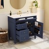 ORRD 36'' Bathroom Vanity with Sink, Modern Storage Cabinet with 2 Drawers and Tip-out Drawer, Single Sink - 2 of 4