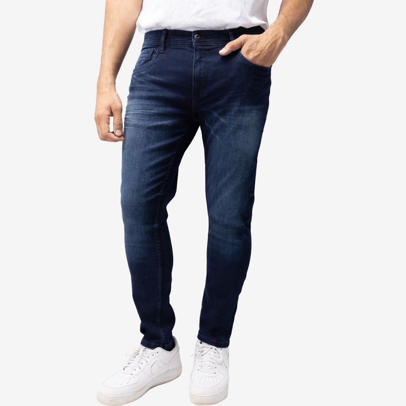 CULTURA Men's Stretch Skinny Fit Denim Jeans, 3 of 6