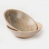 Woodform Bowl Set of 2 - Rustic Grey - 3 of 4